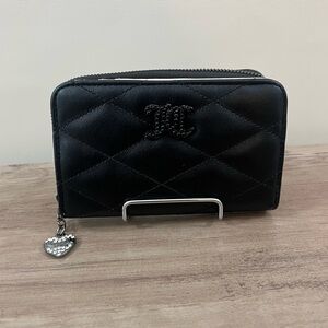 Juicy Couture Black Quilted Wallet